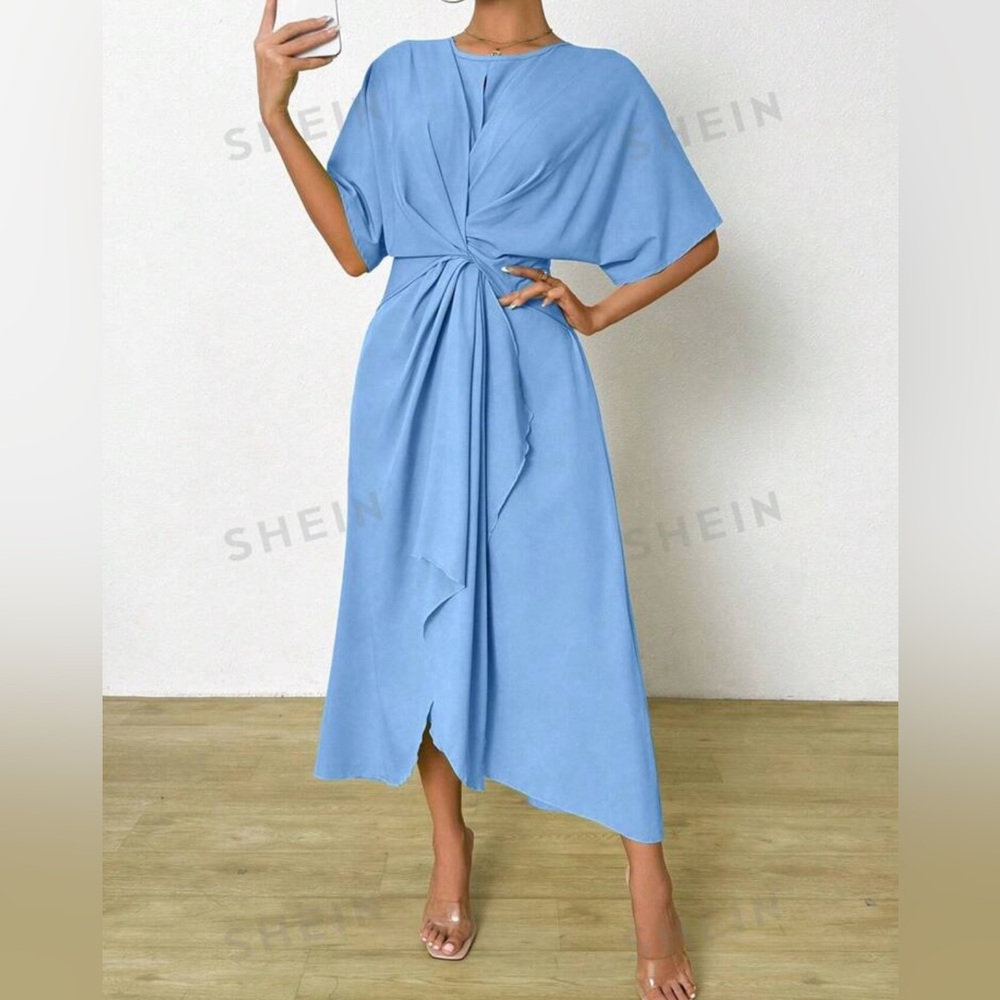SHEIN blue dress